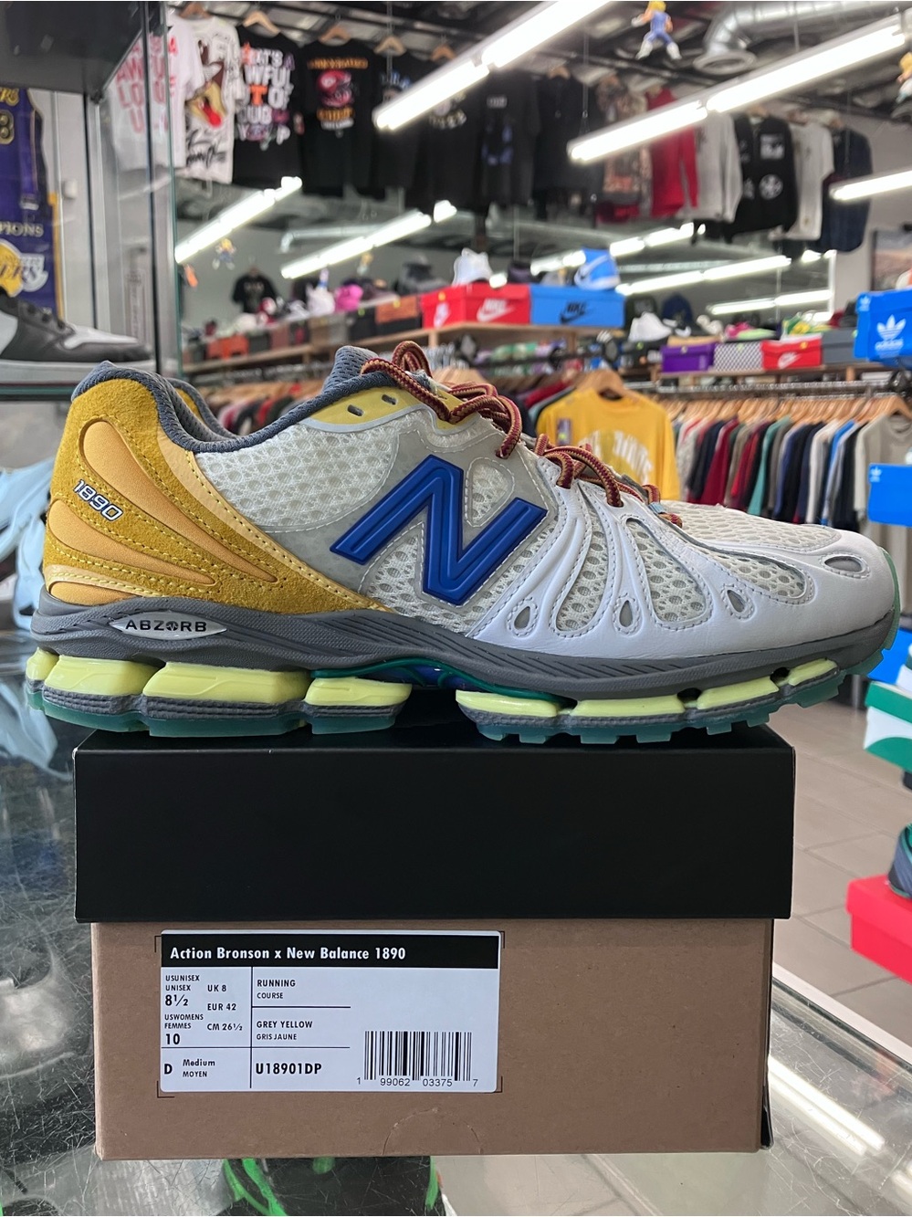 New Balance 1890 Action Bronson Hornet Tusk Size 8.5 - Picture 2 of 8